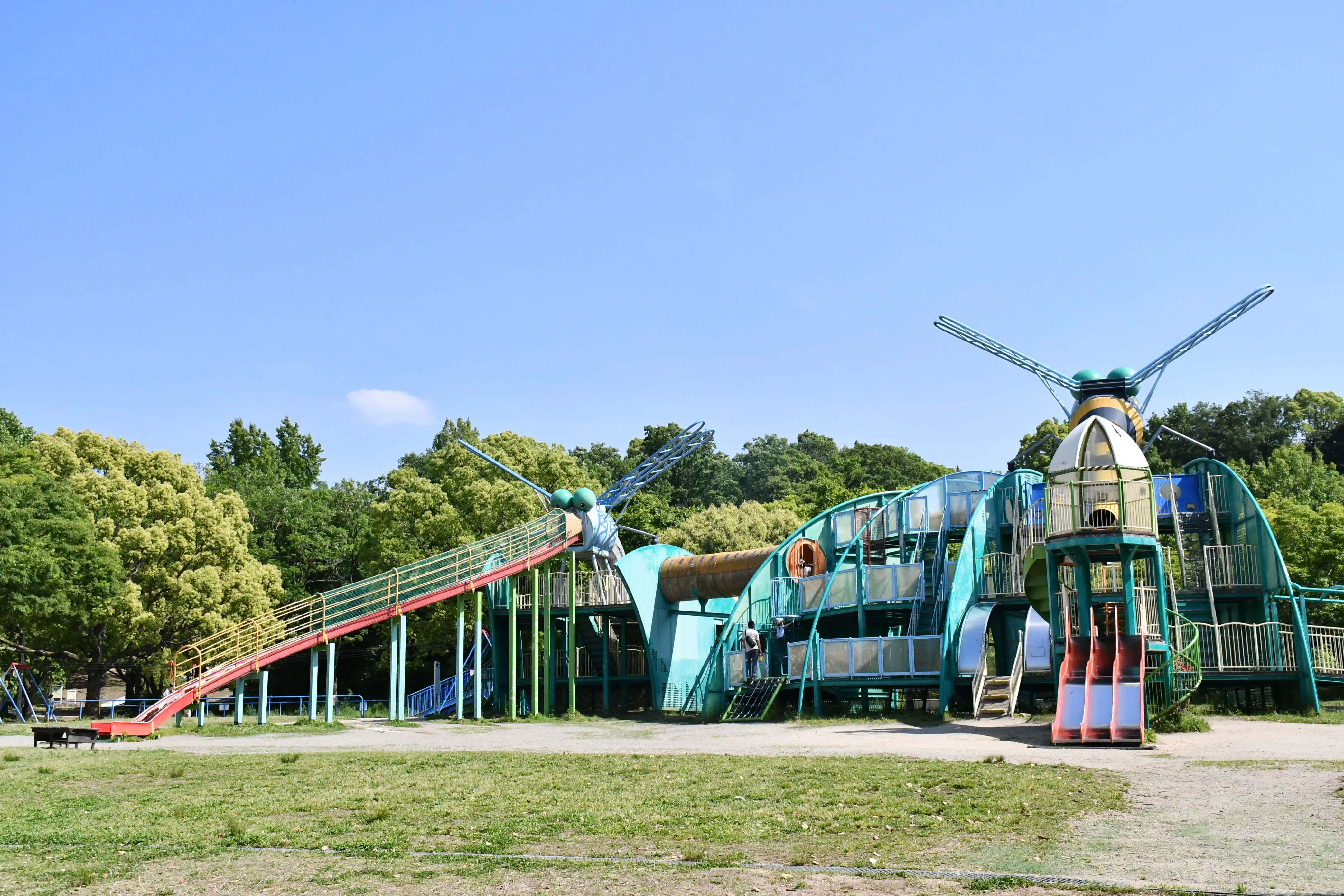 蜻蛉池公園の風景